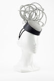 Black and White Japanese Sculptural Hat by Amanda Dudley Millinery